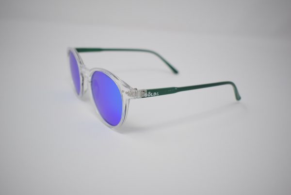 Gafas de sol verdes y transparentes unisex polarizadas