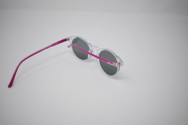 Gafas de sol rosas y transparentes unisex polarizadas