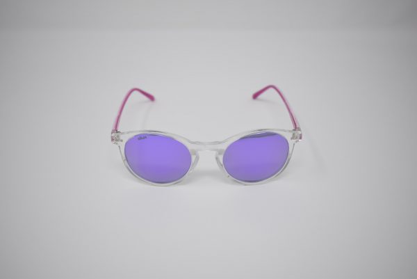 Gafas de sol rosas y transparentes unisex polarizadas