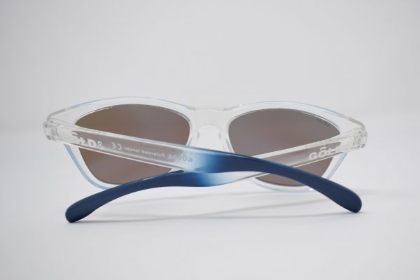 Gafas de sol azul y transparente unisex polarizadas
